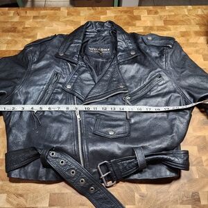 Wilson motorcycle leather jacket